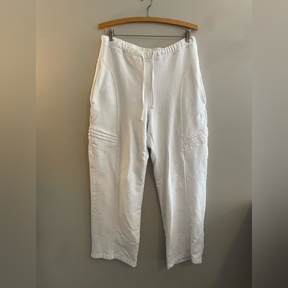 FP Movement by Free People White Relaxed Track Joggers